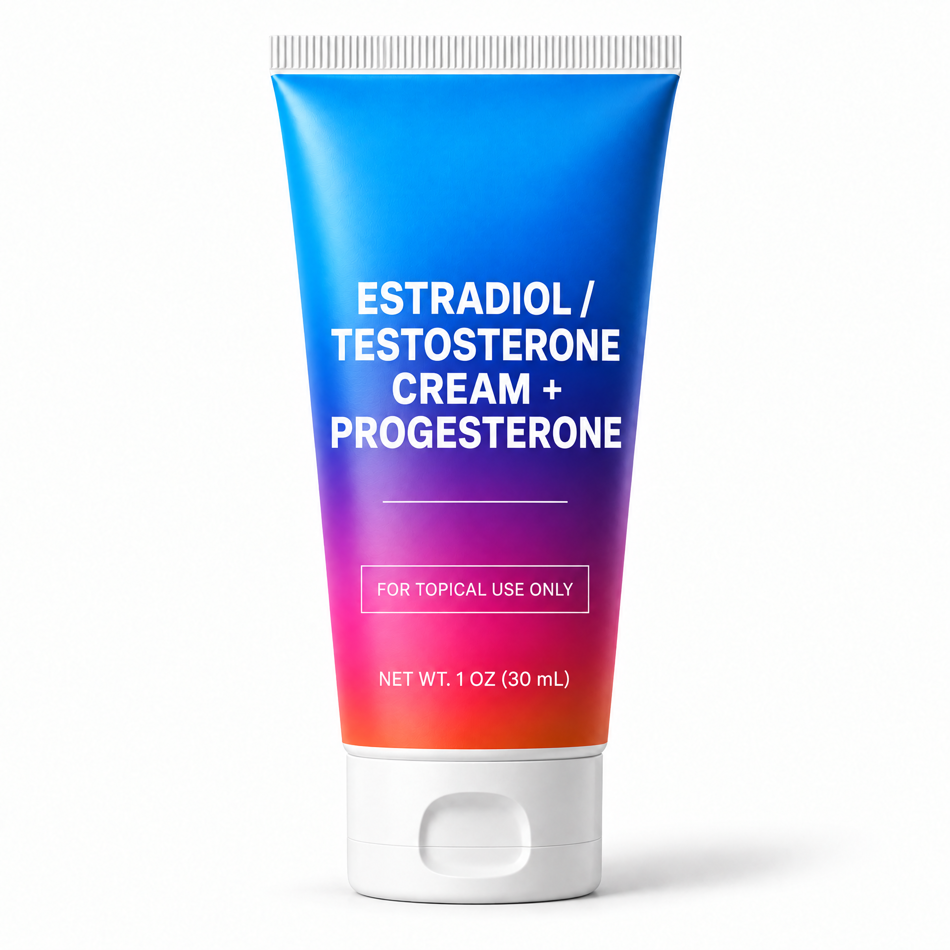 Estradiol / Testosterone Cream + Progesterone (HRT)